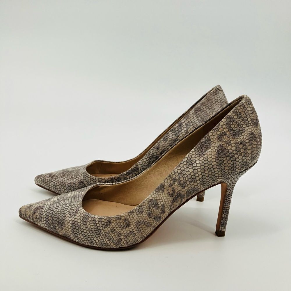 Guess | snake skin point toe heels
